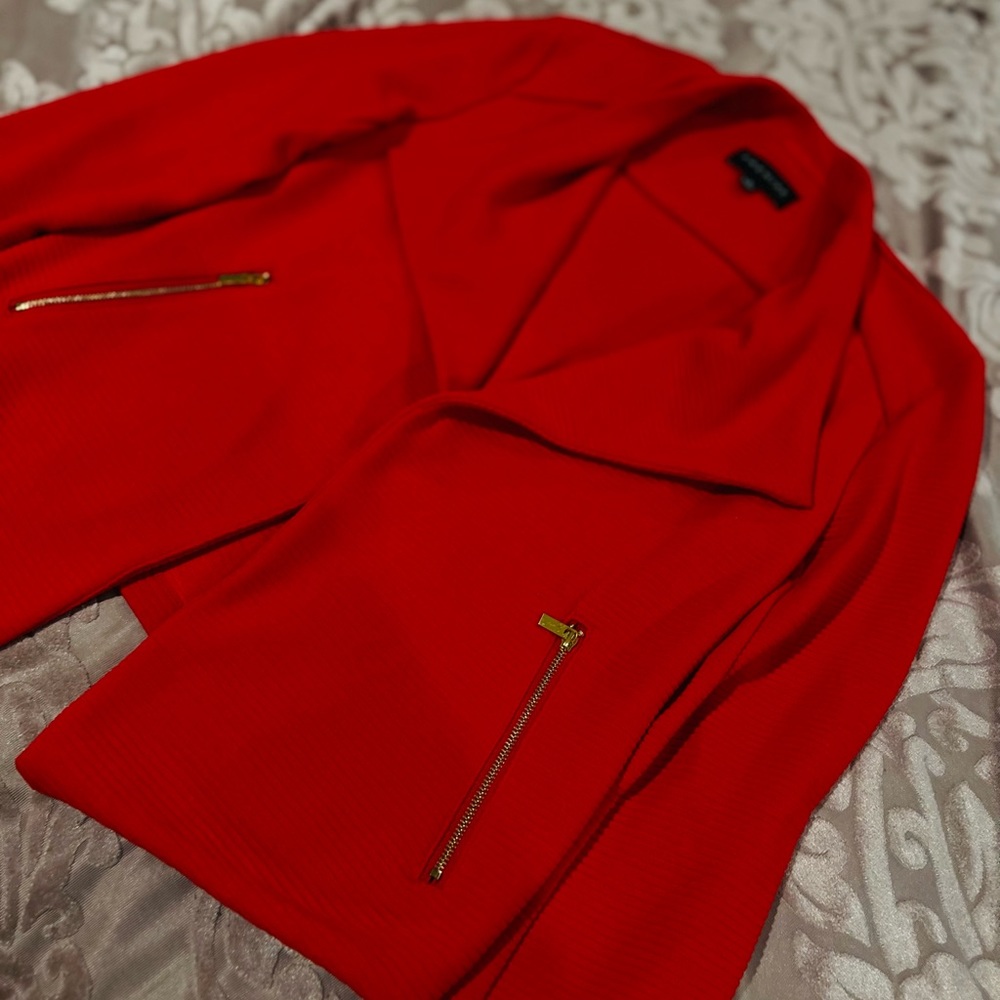 Premise bright red blazer small
